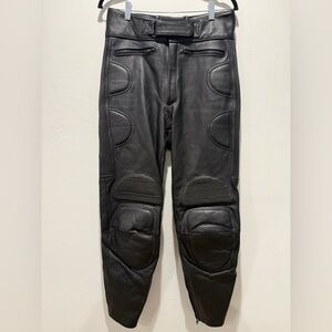 Fieldsheer - Men's Black Leather Motorcycle Pants